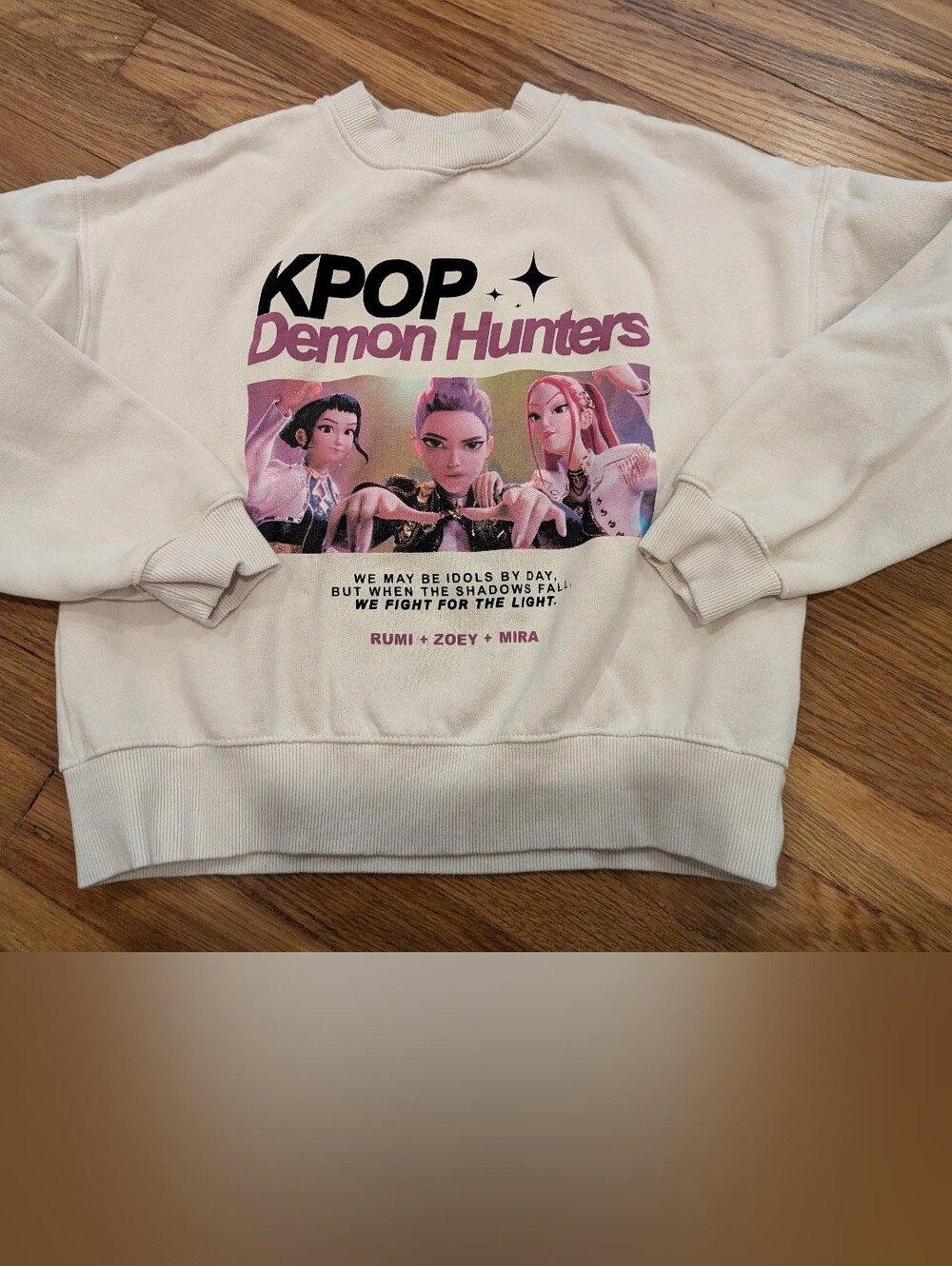 Zara Kpop Demon Hunters Girls Sweatshirt - Size 12-13